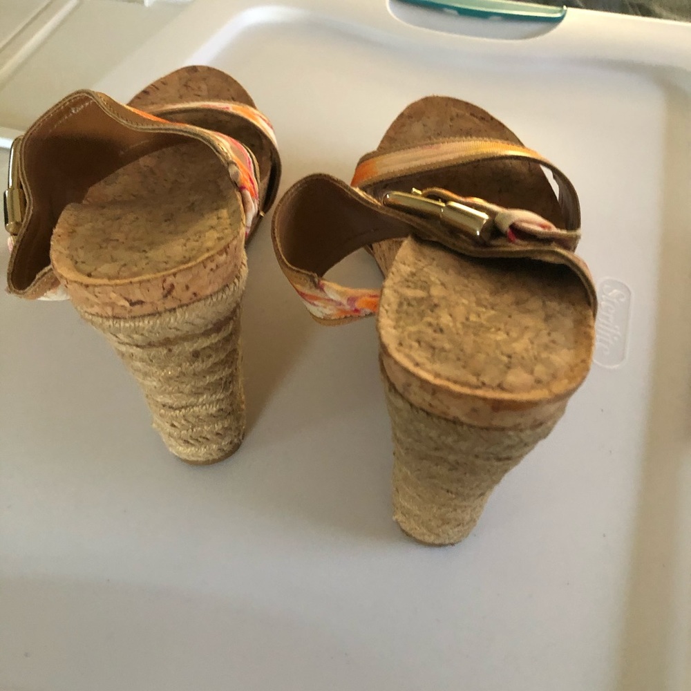 Sandals, Platform, Multicolored Two Straps - image 2